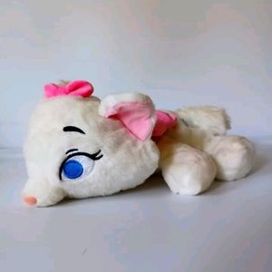 Disney Store Exclusive Aristocats Core Marie Cat Plush Stuffed Animal Laying 9"